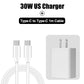 Google Original 30W Charger – USB-C Fast Charging Adapter for Pixel 8/7/6/10/9 Pro/XL/9A