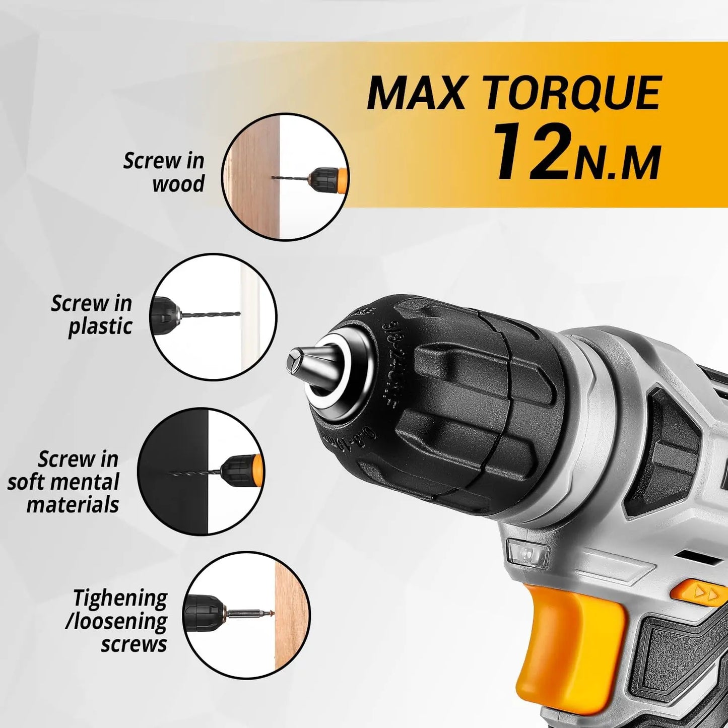 Variable Speed Mini Rotary Engraving Drill with Flexible Shaft