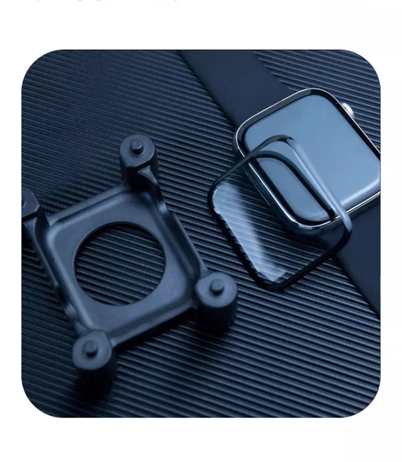 1-5PCS Screen Protector For Apple Watch Series 11-10 9-8-7-6 5 Se ultra 3/2 49mm 42-46mm 41mm 45mm 40 44mm Positioning Tool+film