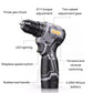 Deli Brushless Cordless Electric Drill – Mini Screwdriver 16.8V Lithium-Ion