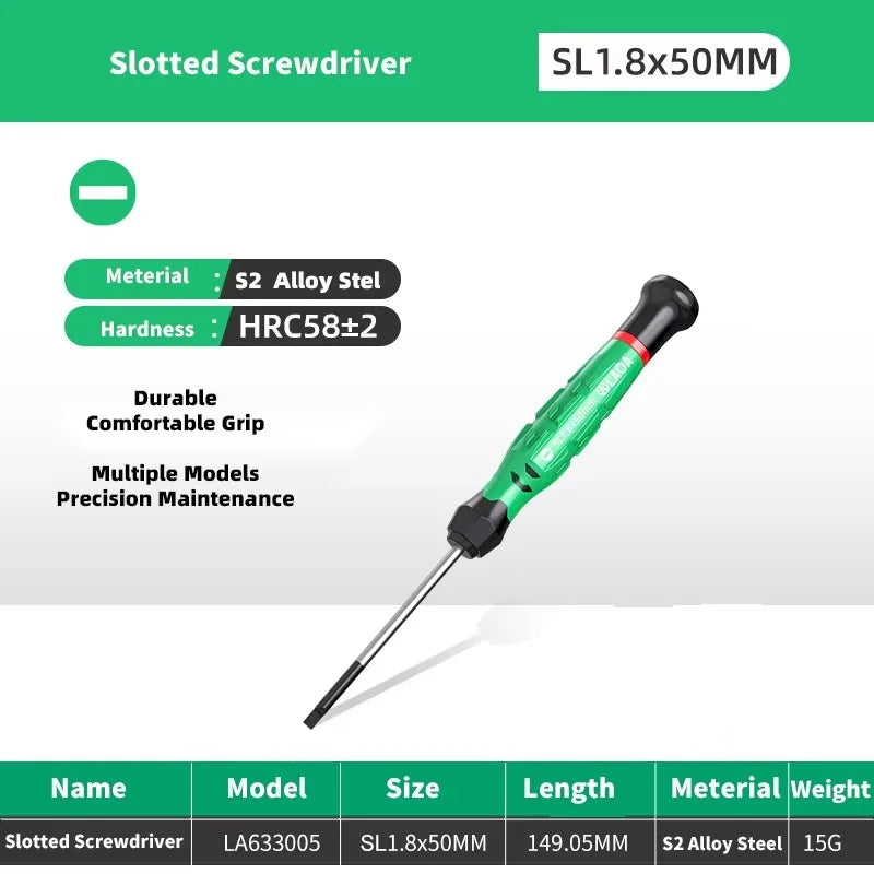 LAOA 1pcs precision screwdriver SL1.0-4.0  phillips mini  phillips plum blossom T5-T20
