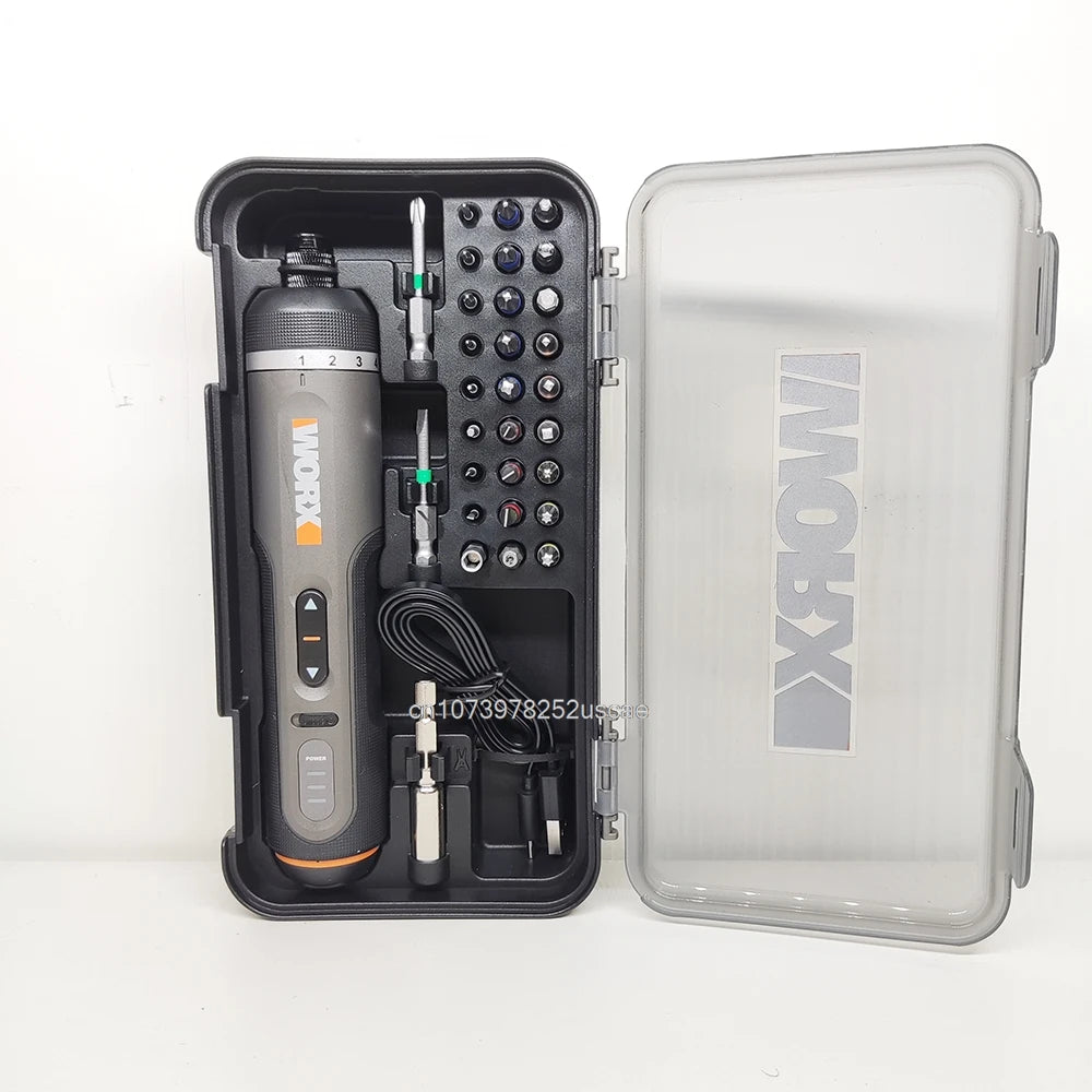 Elektrikli Tornavida Seti Worx 4V WX242 Akıllı Kablosuz USB Şarj Edilebilir Saplı 30 Bit