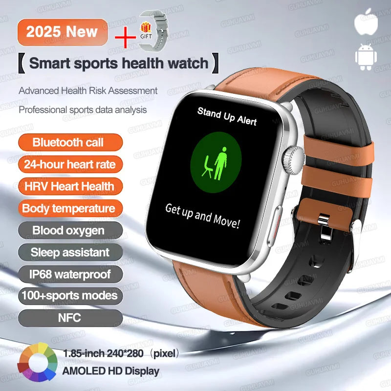 2025 Series 10 Thinstant classic Smart Watch Men Bluetooth Call AMOLED Screen NFC IP68 GPS Sport Health Tracker Women
