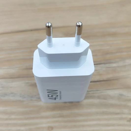 Xiaomi 45W EU Turbo Fast Charger – Type-C Adapter with 1.5M & 2M Cables for Redmi Note 14 Pro, Pad7, Poco M7 Pro