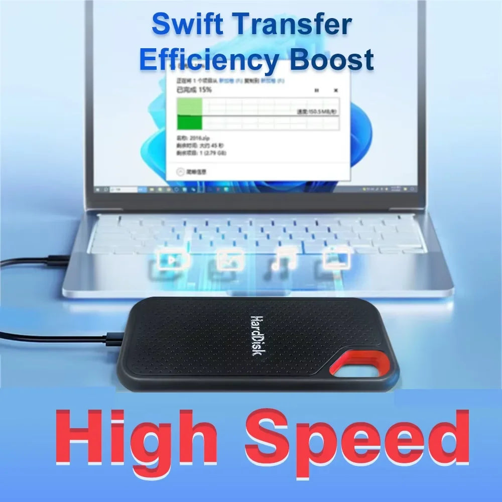 Portable External Hard Drive & SSD – 1TB/2TB/4TB USB 3.2 for Laptop, PC & Mac