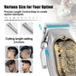 Professional T-Blade Hair Clipper Set – Cordless, LED Display, Barber Kit for Men
