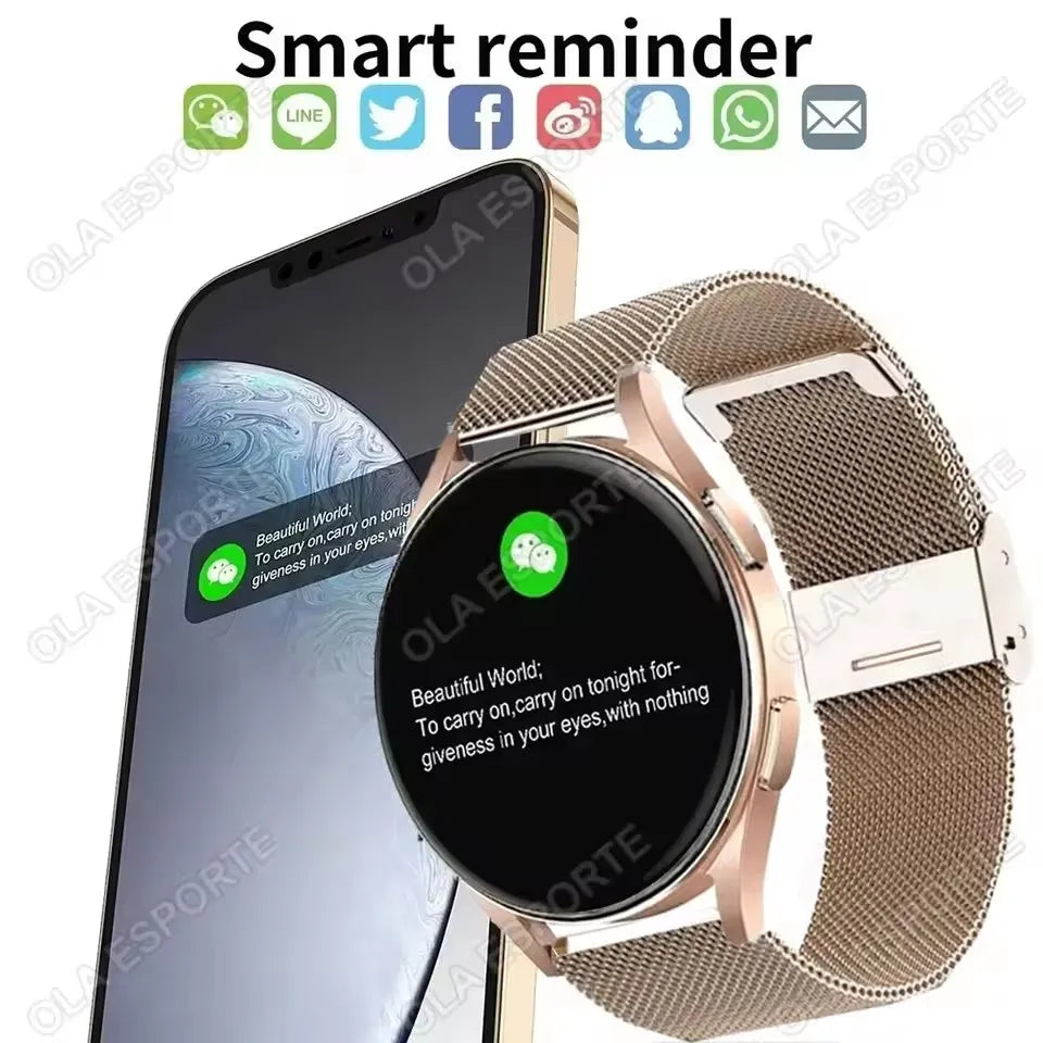 Xiaomi Women Bluetooth Call Smart Watch HeartRate Blood Pressure Monitoring Waterproof Men Android IOS