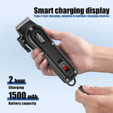 Professional Hair Clipper Set – Cordless Trimmer & Foil Shaver for Men