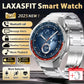 LAXASFIT 2025 New Smart Watch Men's 1.52 HD Screen Bluetooth Talk Heart Rate Monitor Men Women NFC Outdoor Sports