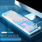104-Key Wired Gaming Keyboard – Backlit Mechanical Feel for PC & Laptop