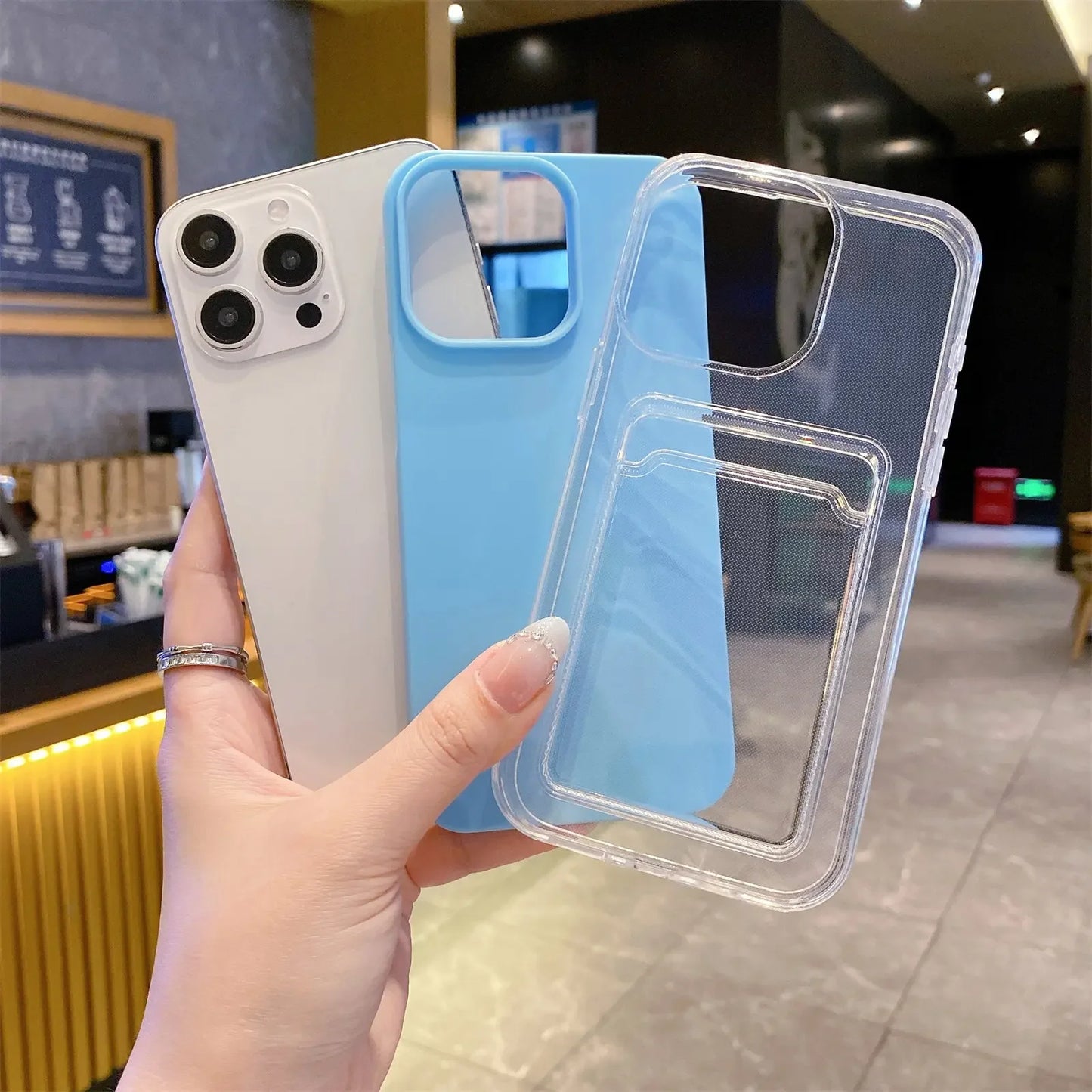 Candy Jelly Cute 2 in 1 Phone Case For Apple iPhone 11 12 13 14 15 16E 16 Pro Max Plus Funda with Card Holder Protective