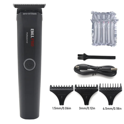 BILLPRO BL-931 Professional Hair Trimmer – DLC Zero-Cut Blade, Gradient Clipper