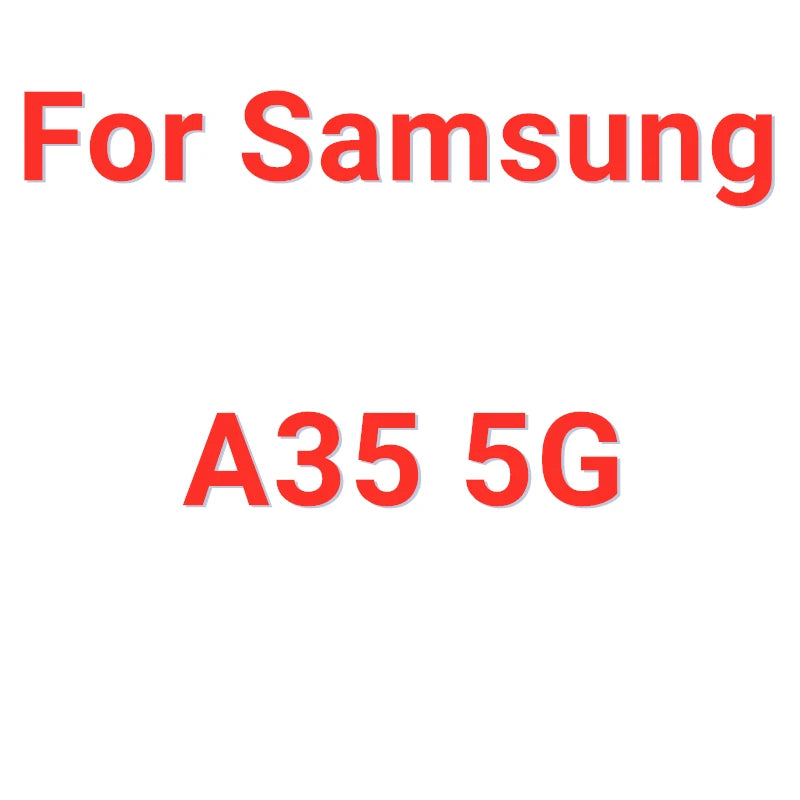 2/4PCS Screen Protector For Samsung Galaxy A55 Tempered Glass Samsung Galaxy A05S A05 A15 A25 A35 A55 5G Full Glue Screen Glass