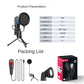 Condenser Desktop USB Microphone – Vertical RGB Mic for Live Streaming, Gaming, Karaoke & Video Conferencing