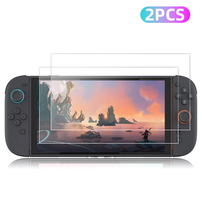 9H Tempered Glass for Nintendo Switch 2 Screen Protector, HD Clear Anti-Scratch Protective Film Switch2 Console Accessories