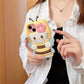For iPhone 16 Pro Max 11 12 13 Mini 14 15 Plus X XS XR 7 8 SE 2020 Cute Bee Hello Kitty 3D Cartoon Silicone Phone Case Cover