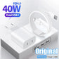 40W Dual USB C PD Fast Charger for iPhone 15 14 13 Pro Max iPad Air USB-C Type C Phone
