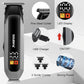 SURKER Professional Hair Clipper – Ceramic Blade, LED Display, USB Charging