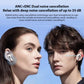 New Wireless Bluetooth Earphones A9pro In-Ear Noise-Cancelling Headphones with Smart Screen Ultra-Long Battery Life Sport Earbud