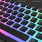 Pudding PBT Keycaps – 129-Key Double Shot Set for RGB Mechanical Keyboards (60%/80%/100%)