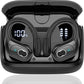 TWS Sports Earbuds Bluetooth 5.4 HIFI Bass Wireless Headphones LED Touch Hands-free Earphone Noise Cancelling Waterproof Headset