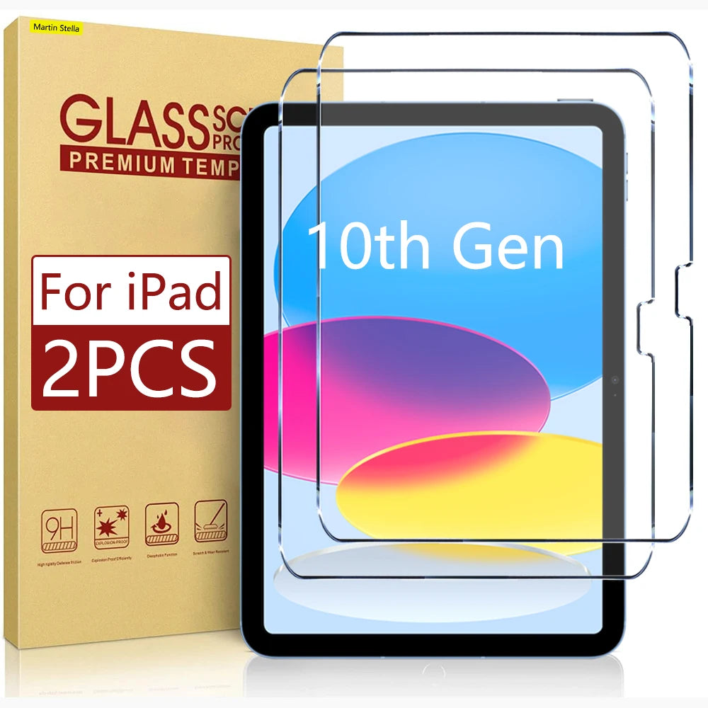 For Ipad 10.9 10th Generation Tempered Glass Screen Protector On ipad 10 generacion 2022 9H Film