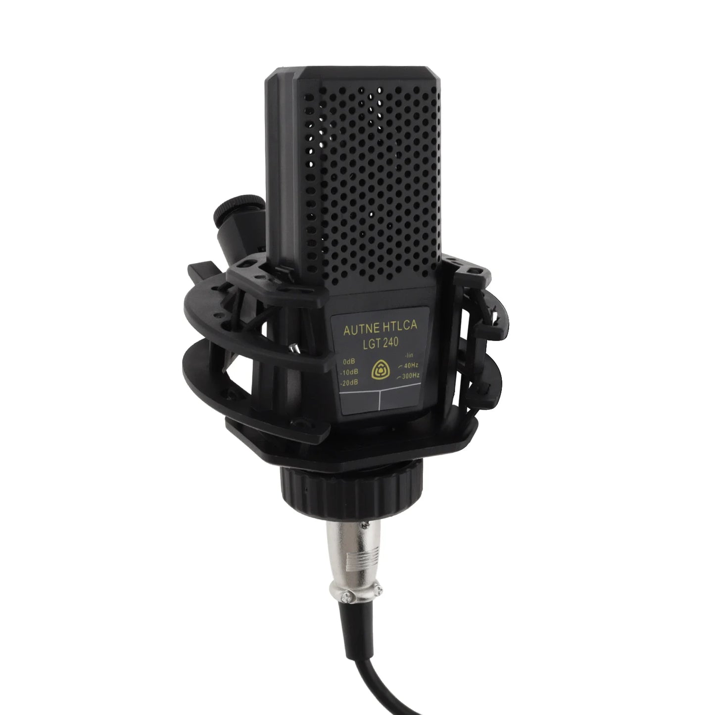 LGT240 Professional Condenser Microphone – Large Diaphragm Mic for PC & Mobile, Live Streaming & K-Song