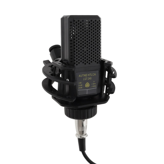 LGT240 Professional Condenser Microphone – Large Diaphragm Mic for PC & Mobile, Live Streaming & K-Song
