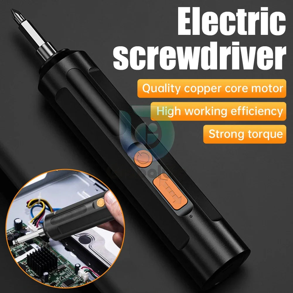 USB Rechargeable Cordless Electric Screwdriver – Wireless Impact Drill Power Tool