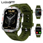 LAXASFIT Smart Watch Bluetooth Voice Call with LED Flashlight Health Monitor Outdoor Sports