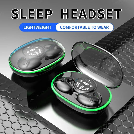 Invisible Sleep Wireless Earphone TWS Bluetooth 5.3 Hidden IPX5 Waterproof Noise Reduction Sports