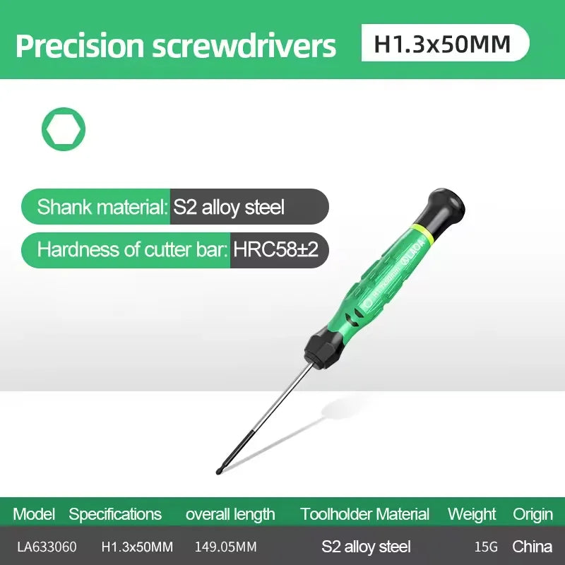 LAOA 1pcs precision screwdriver SL1.0-4.0  phillips mini  phillips plum blossom T5-T20