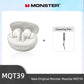 Monster MQT39 Wireless Bluetooth 6.0 Earphones TWS Hifi Stereo XNoise Reduction Gaming Sports With Mic