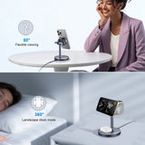 15W Qi2 Magnetic 3 in 1 Wireless Charger TEC Semiconductor Radiator for Magsafe iPhone 17~12 Pro Max Apple Watch 9 8 AirPods Pro