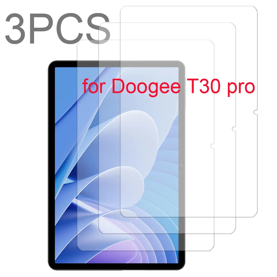 3PCS for DOOGEE T30 Pro 11″ 2023 Tempered Glass screenprotective tablet film HD Antiscratch