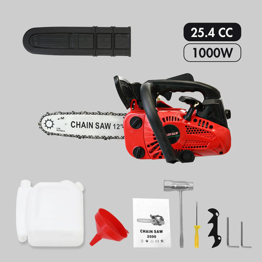 12 Inch Cordless Gasoline Chainsaw – 1000W Lightweight Portable Cutter