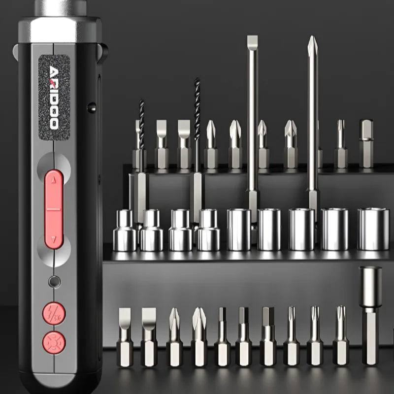 Home small screwdriver rechargeable electric screwdriver strong drill set
