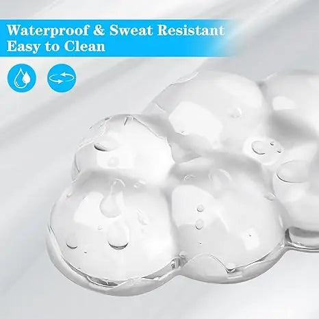 Mouse Pad Wrist Non-slip Silicone Transparent Wrist Rest Support Mat Memory Wrist Mouse Pad Computer Laptop Keyboard Mat