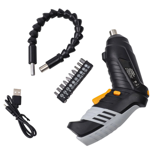 DIY 3.6V Cordless Screwdriver Drill – 1300mAh Li-Ion, Torque Force with Built-in LED Light
