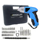 JANGKLIFE 3.6V Cordless Electric Screwdriver – Rechargeable 1300mAh Mini Drill Power Tool for Home DIY