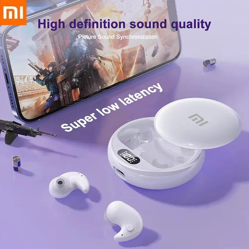 Xiaomi Y36 Sleep Mini Invisible Earphones with Mic Sports Stereo Bluetooth 5.3 Ipx5 Waterproof