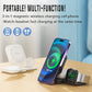 Apple Magsafe Charging Stand Foldable 3-in-1 Magnetic for iPhone 15 Pro 14 13 12 iWatch Airpods 2 3