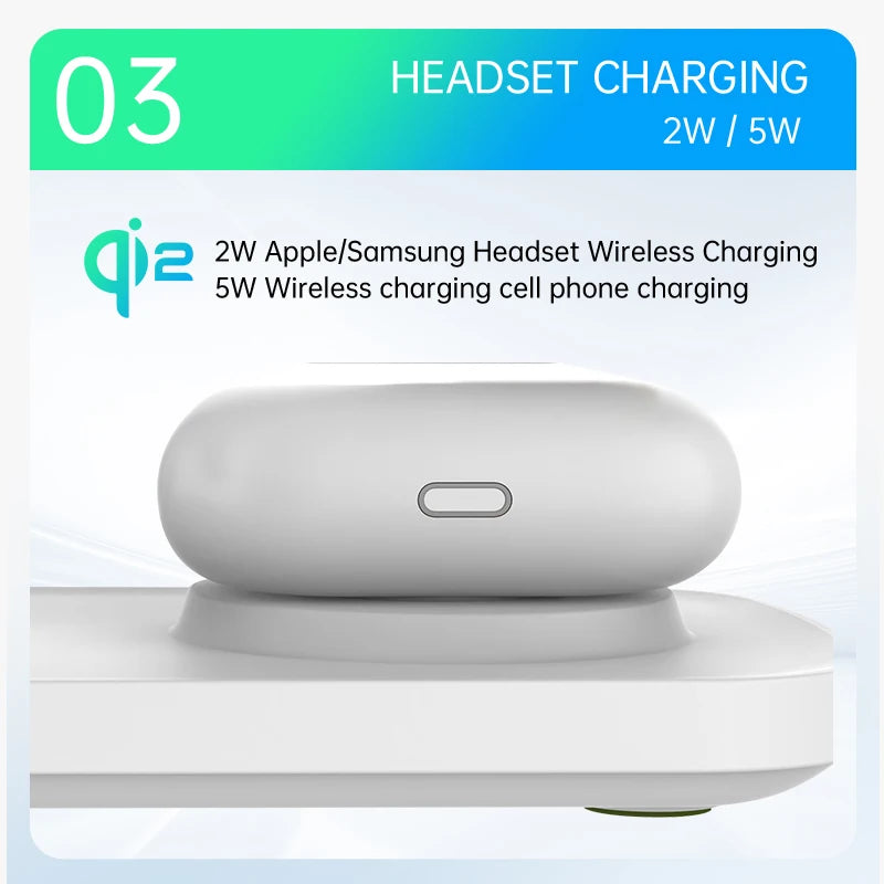 QI2 3 in 1 Magnetic Wireless  Fast Chargers For iPhone 16 15 14 13 12 For Apple Watch Airpods 2 3 4