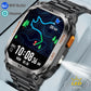 LIGE New GPS Tracking Smart Watch  LED Flashlight 1.96inch HD Screen Compass BT Call Waterproof Sport  For Android iOS