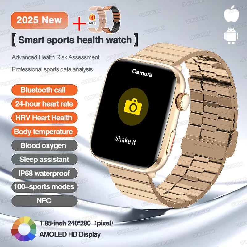 2025 Series 10 Thinstant classic Smart Watch Men Bluetooth Call AMOLED Screen NFC IP68 GPS Sport Health Tracker Women