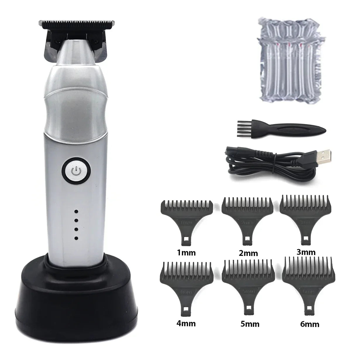 TF-617 Professional Hair Clipper – Zinc Alloy Body, DLC Blade, 7000RPM