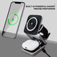 Foldable 3 In 1 Wireless Charging Station For iPhone 15 14 13 12 AirPods 3/2 iWatch 9 8 7 for Samsung Galaxy Magnetic Charger