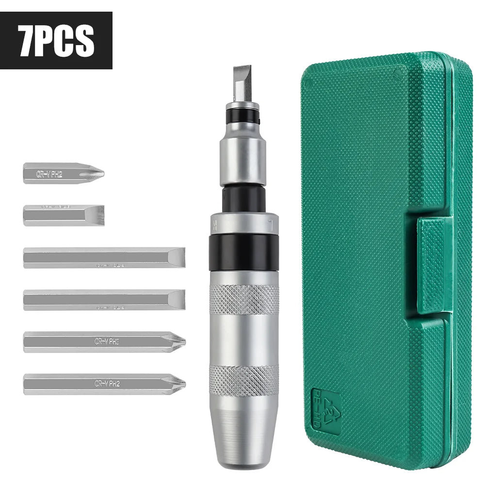 Professional 7/13PCS Manual Impact Screwdriver Set – Household DIY Cordless Nut Driver Kit