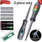 2pcs Electrician Screwdrivers with 12-220V Voltage Tester Pen