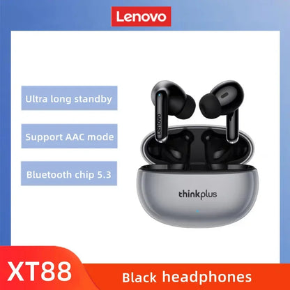 Original Lenovo XT88 Wireless Bluetooth Earbuds Hifi Music With Microphone Sport Waterproof